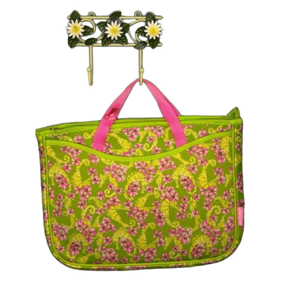 Lilly Pulitzer Laptop Tote - Fits Up to 15.4โ Screen - Seahorse pattern. - Picture 4 of 5